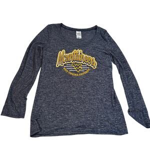 Creative Apparel Womens WVU Mountaineers long sleeve lightweight sweater. Size L